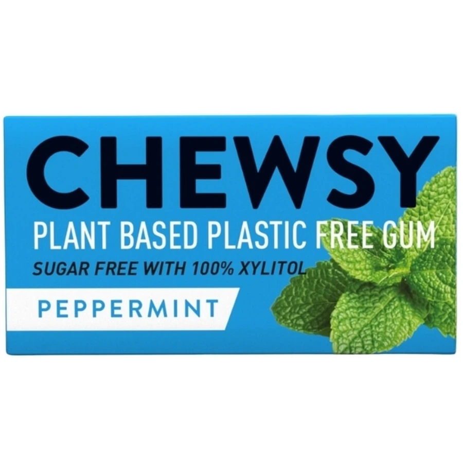 Chewsy Pepermunt kauwgom met xylitol 10 stuks