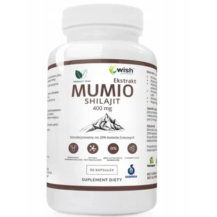 Wish Mumio 400 mg Shilajit-Extrakt 90 Kapseln.
