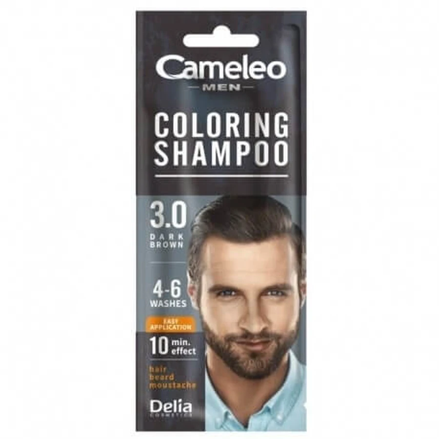 DELIA CAMELEO MEN Champú Colorante 3.0 Castaño Oscuro ...
