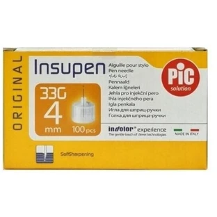 PIC Insupen 33G 4 mm pennaalden 100 stuks