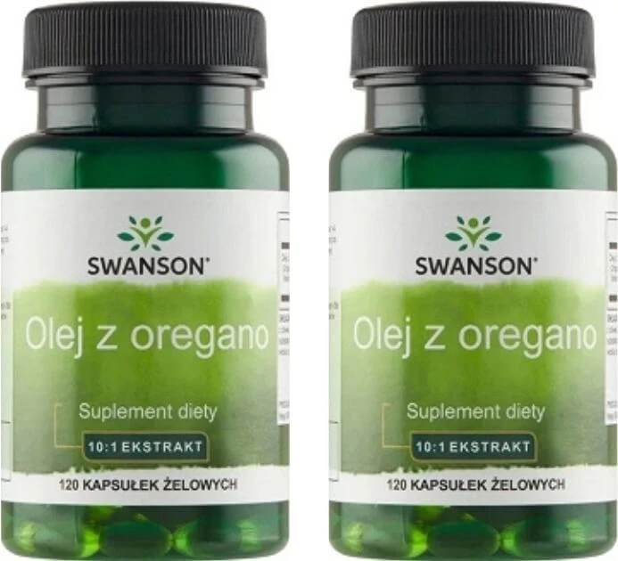 Swanson Oregano-olie-extract 120 capsules Multi-pack x 2
