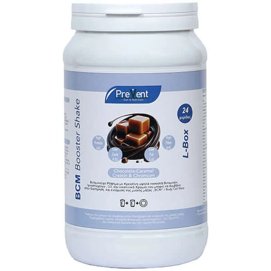Prevent | BCM Booster Shake Schoko-Karamell Kreatin & Chrom | 552g