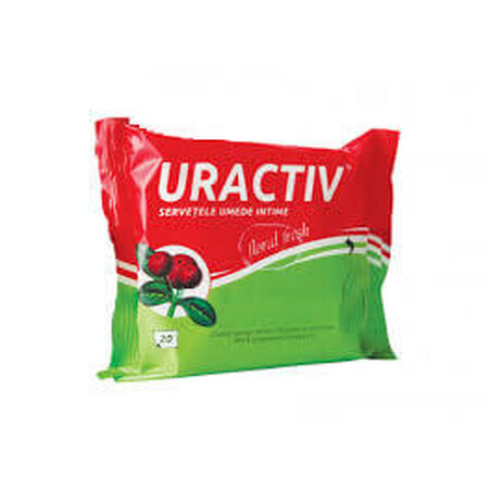 Uractiv intieme doekjes, 20 stuks, Fiterman Pharma