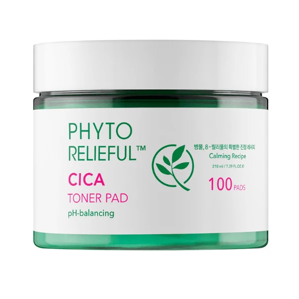 Dank u Boer | Phyto Relieful Cica Toner Pad | Toner doekjes | 100st