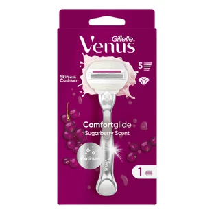 Gillette | Venus ComfortGlide Sugarberry | rasoir femme | avec 1 tête de remplacement