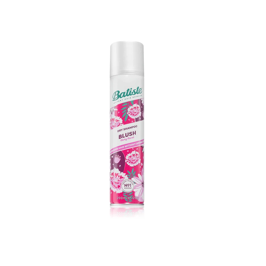 Batiste | Droogshampoo Blush Flirty Floral 200ml Droogshampoo met Rozengeur & Flirty Floral 200ml Pitvrucht | 200ml