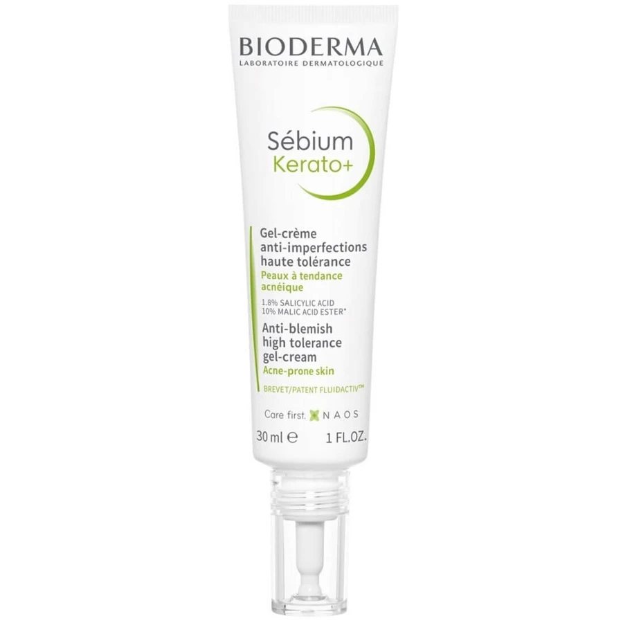 Bioderma | Sebium Kerato+ | Żelowy krem do twarzy dla skóry z tendencją do trądziku | 30ml: ceny i cechy