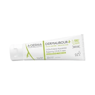 A-derma | Dermalibour Cica-Cream Restorative Cream for Sensitive Skin für Gesicht & Gesicht. Körper | 50ml