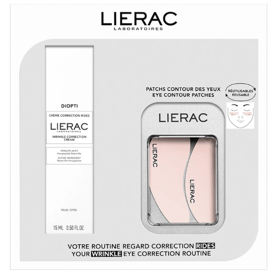 Lierac | Promo Diopti Rimpelcorrectiecrème 15ml &amp; Oogcontour Patches | 1set