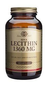 Solgar | Lecithine 1360mg | Voedingssupplement met sojalecithine | 100 soft caps