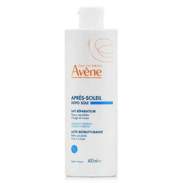 Avene Reparateur Gel Lacte Apres Soleil Herstellende Kalmerende Crèmige Gel voor Na de Zon 400ml