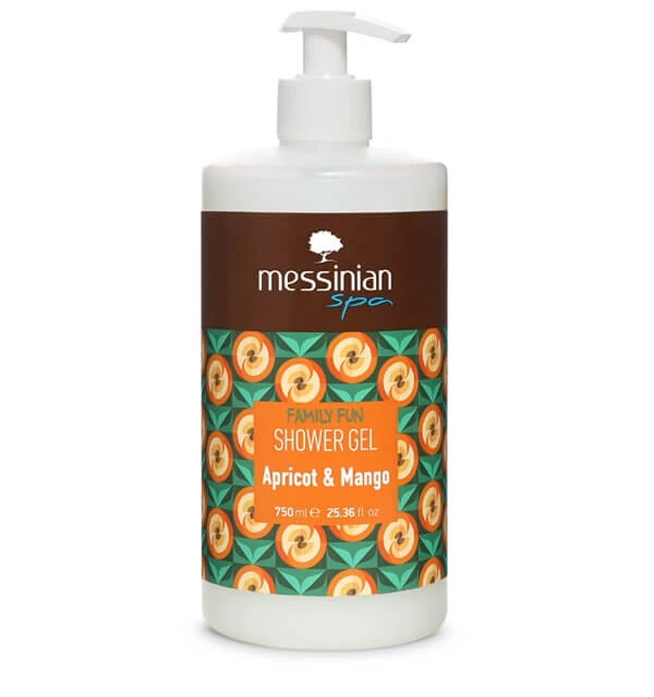 Messinian Spa | Family Fun Douchegel Abrikoos &amp; Mango | 750 ml