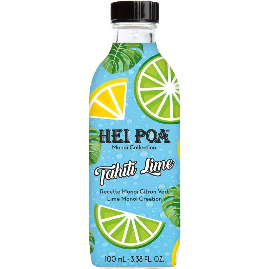 Hei Poa | Zuivere Tahiti Monoi-olie Tahiti Limoenolie voor Lichaam & Lichaamsverzorging Haar | 100ml