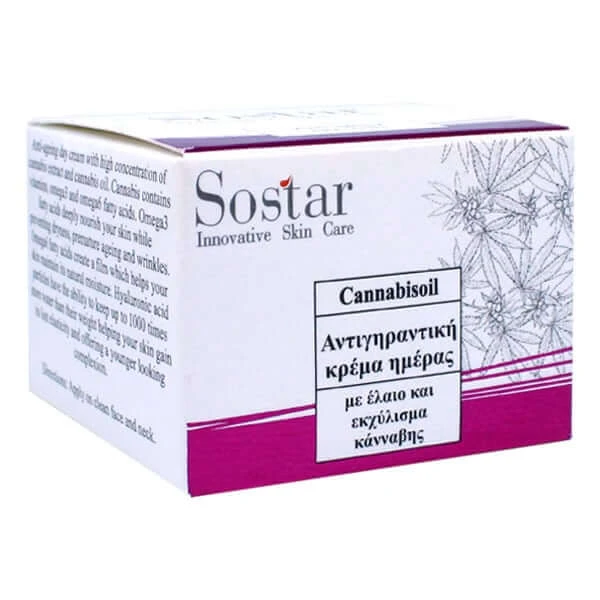 Sostar | Canabisolie Anti-Ageing Dagcrème | 50ml