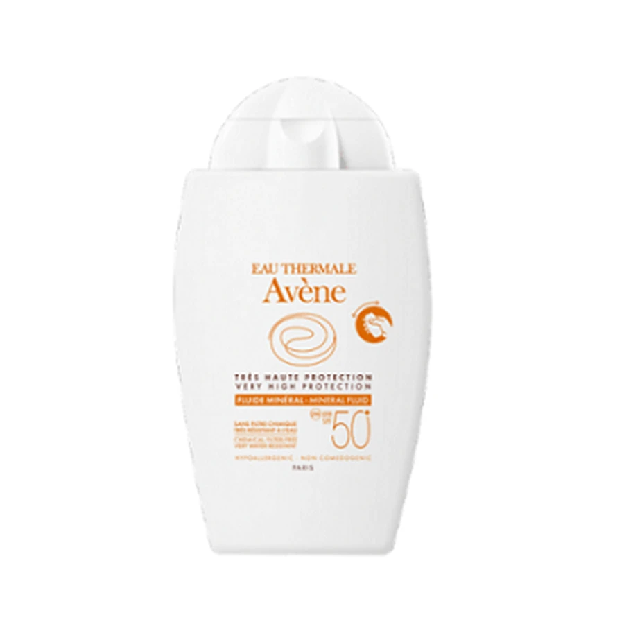 Avene | Fluide Minerale SPF50+ | Zonnebrandcrème voor de gevoelige niet-allergische huid | 40ml