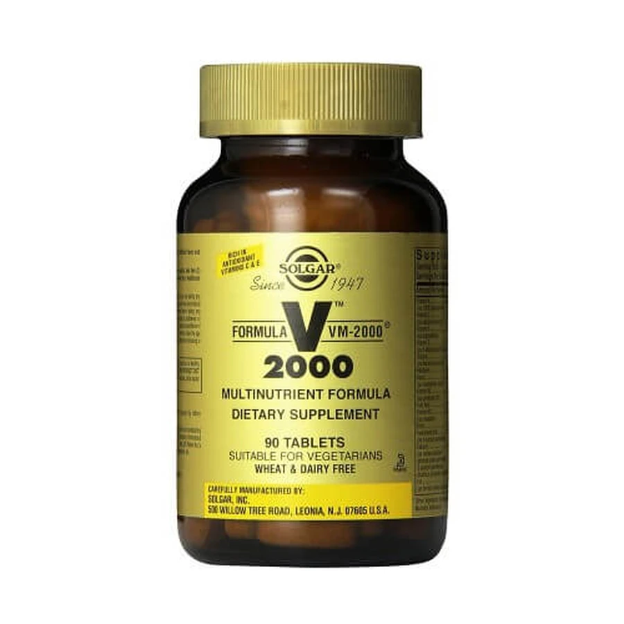 Solgar VM 2000 Multivitaminesupplement 90 tabletten