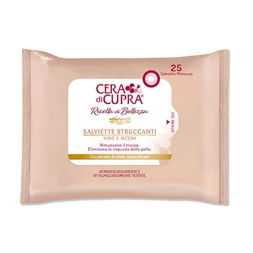Cera di Cupra | Make-up Remover Wipes voor Gezicht & Gezichtsverzorging 25st | 25st