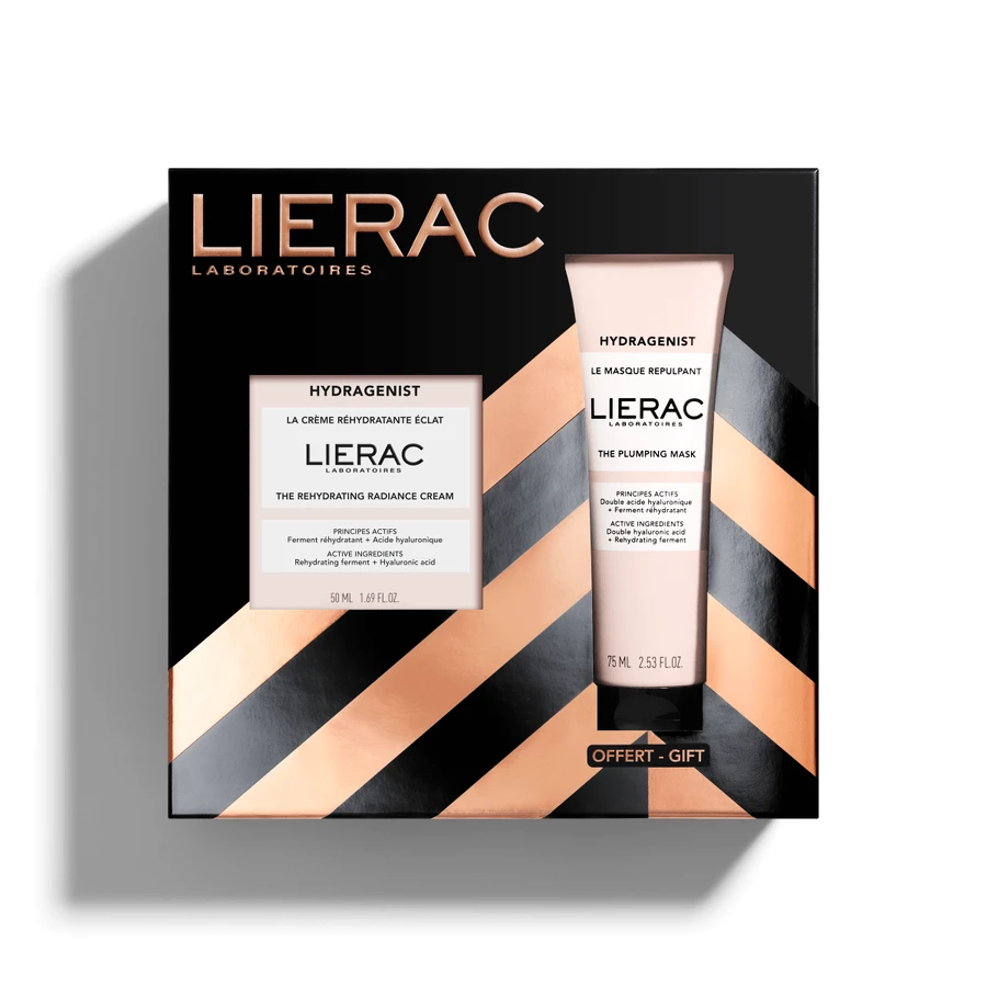 Lierac | Promo Hydragenist The Rehydrating Radiance Cream 50ml &amp; GIFT The Plumping Mask 75ml | 1 Set