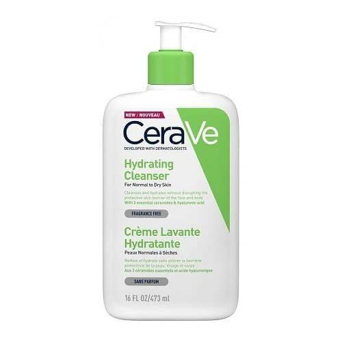 CeraVe | Hydraterende Reiniger | Gezicht & Gezicht Reinigingscrème | Hydraterende Reiniger Lichaam |473ml