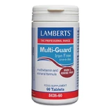 Lamberts | Multi-Guard IJzer- & Jodiumvrij Multivitamine Supplement zonder IJzer & Jodiumvrij Jodium | 60 tabletten