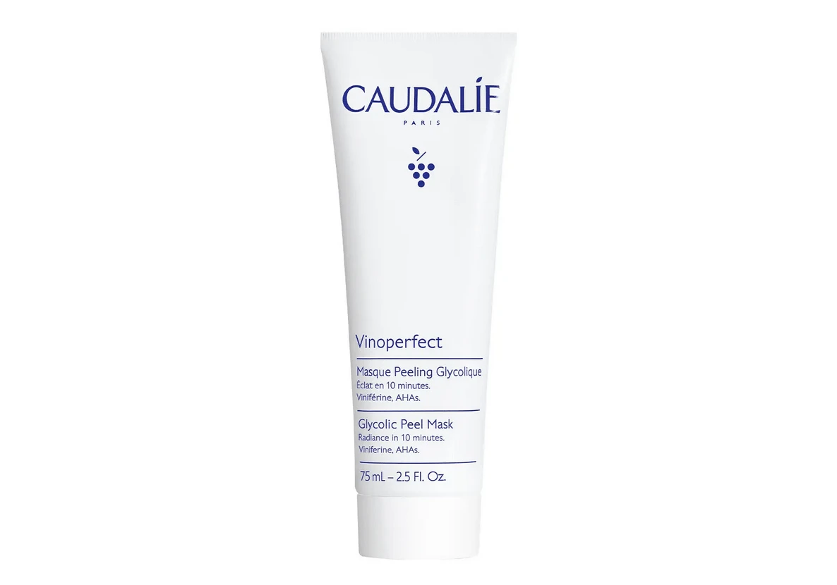 Caudalie | Vinoperfect Glycolic Peel Mask Mild Exfoliërend Masker voor Glans & Glans. Gelijkmatige toon | 75ml