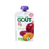 Purée de prunes bio, +4 mois, 120 gr, Bonne Goutte