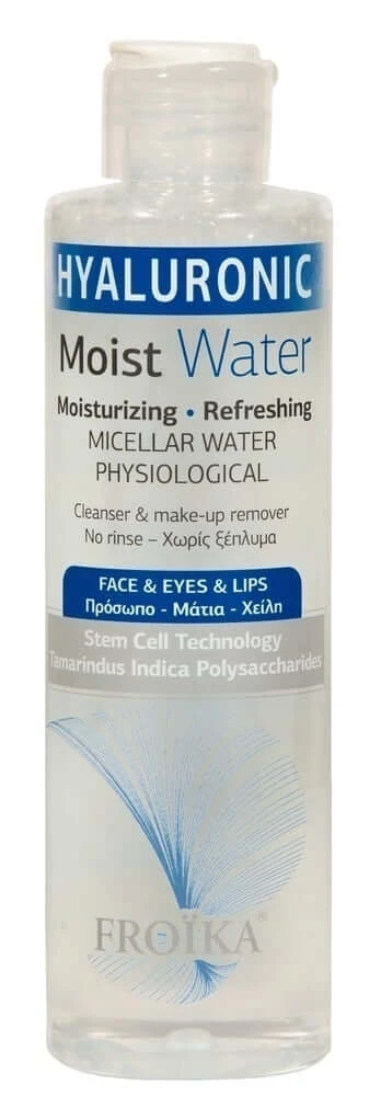Froika | Hyaluron Moist Water | Reinigingswater - Make-up Verwijderaar voor Gezicht en Ogen | 200ml