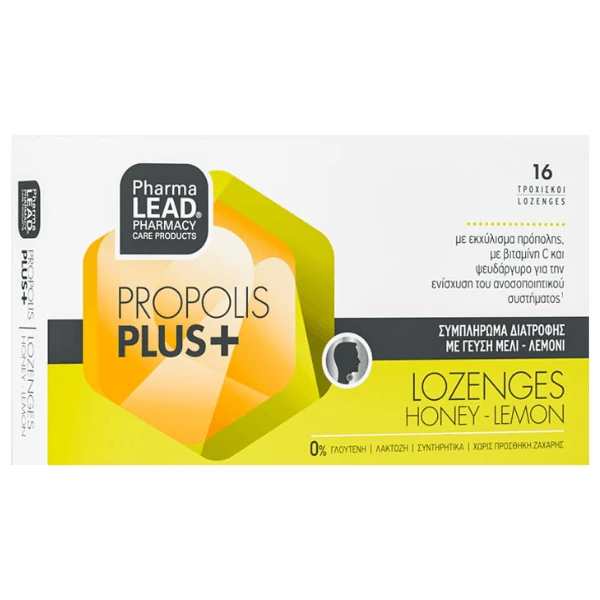 Pharmalead | Propolis Plus+ Honing-citroen | 16 tabbladen