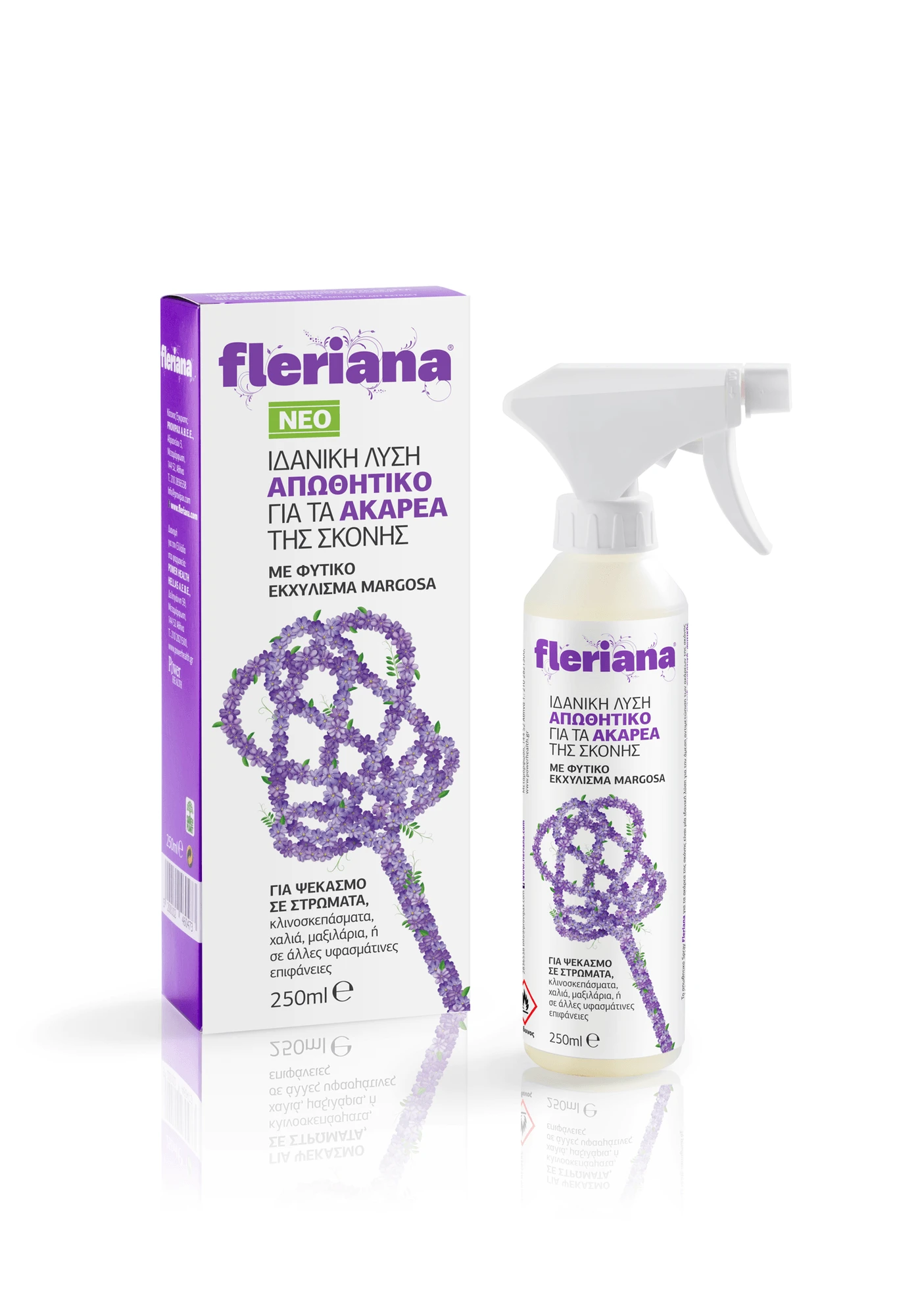 POWER HEALTH Fleriana Afstotende Spray voor Acaréa Poeder 250ml
