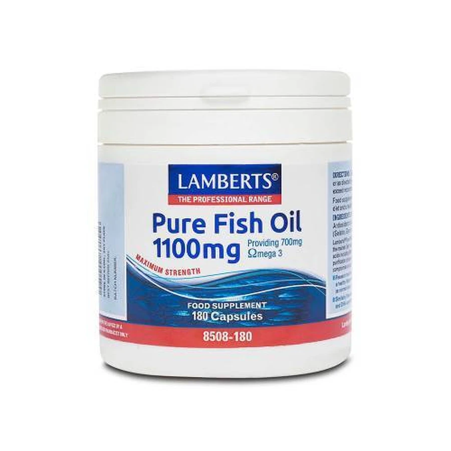 LAMBERTS Pure Fish Oil 1100mg 180 Capsules