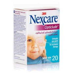 3M Nexcare Opticlude Orthoptic Eye Patch Junior Orthoptic Eye Patch 20 plastrów