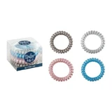 DALEE Hair Spiral Glitter Children's Ribbon Set Spiral with Glitter 4 pcs.