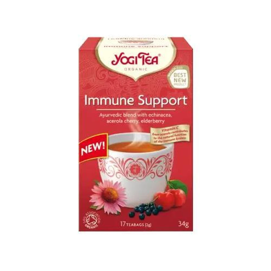 YOGI TEA Immune Support Bio-Tee zur Unterstützung des Immunsystems 17 Beutel 30,6g