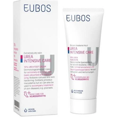 EUBOS 10% Ureum Hydraterende Voetregeneratiecrème 100ml