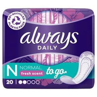 ALWAYS Podpaski higieniczne Normal Fresh pojedyncze na wynos 20 szt.