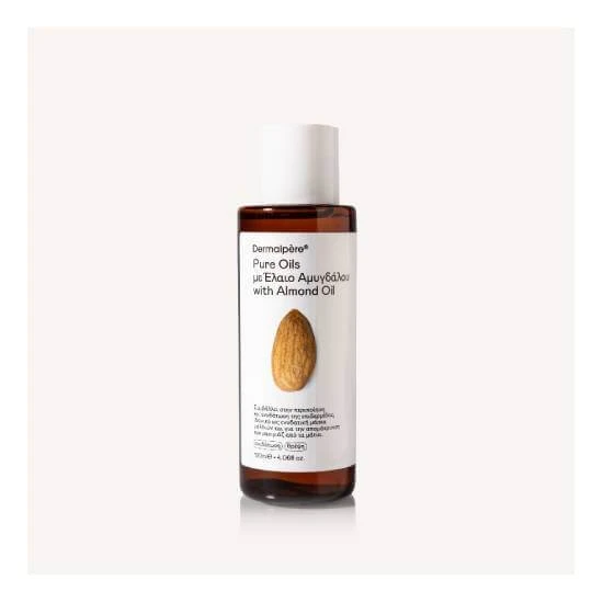 DERMALPERE Zuivere Amandelolie voor Hydratatie van Lichaam, Gezicht en Haar 120ml