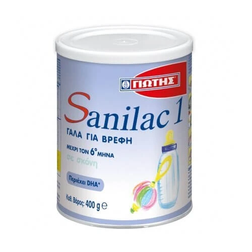 JOTIS Sanilac 1 Melk voor zuigelingen in poeder 400gr