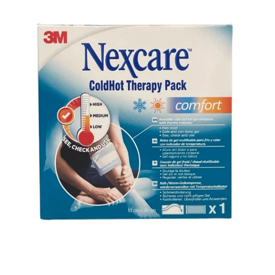 3M Nexcare Coldhot Comfort multifunctioneel ijspak voor natuurlijke pijnverlichting 11cm x 26cm 1 st.