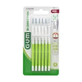 GUM 2114 Bi-Directional Intermediate Brushes with Handle 0.7mm 6 pcs.