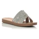 SAVE YOUR FEET Anatomische damessandaal 5044 Zilver N.39