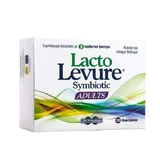UNI-PHARMA LactoLevure Symbiotic Suplemento dietético para adultos con 3 bacterias probióticas 20 sobres