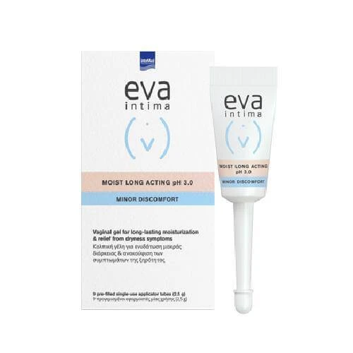 INTERMED Eva Intima Klein Ongemak Vochtig Langwerkend Langwerkende Vaginale Hydraterende Gel Langdurig pH 3,0 2,5gr