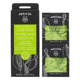 APIVITA Express Beaty Feuchtigkeitsspendende & Beruhigende Maske Kaktusfeige 2x8ml