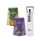 Set aus 2 Schachteln Tee für die Gewichtskontrolle + doppelwandige Flasche mit Teesieb