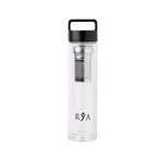 Set aus 2 Schachteln Tee für die Gewichtskontrolle + doppelwandige Flasche mit Teesieb