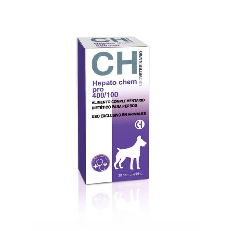 CH HEPATO CHEM PRO 400/100 suplement diety dla dużych psów, zalecany do wspomagania wątroby 30 tbl: ceny i cechy