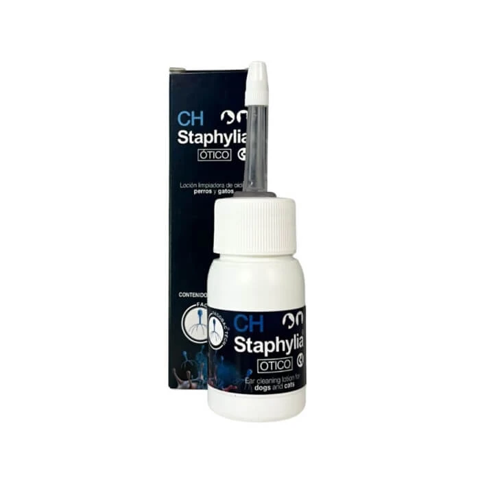 CH STAPHYLIA OTICO Reinigingslotion voor honden en katten met dermatologische oorproblemen 30ML