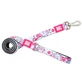 MAX & MOLLY Cherry Bloom, correa para perros, poliéster, azul y rosa, M(1,2m x 2cm)