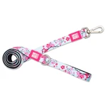 MAX & MOLLY Cherry Bloom, correa para perros, poliéster, azul y rosa, M(1,2m x 2cm)