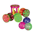 Trixie, bell toy, cats, plastic, multicolor, 4.5cm